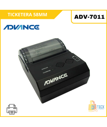 IMPRESORA TERMICA TICKETERA ADVANCE ADV-7011N PORTATIL BLUETOOTH