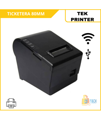 IMPRESORA TERMICA TICKETERA TEK PRINTER TEK-POS80-BS USB + RED 80MM