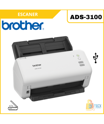 ESCANER BROTHER ADS-3100 ADF DUPLEX 40PPM