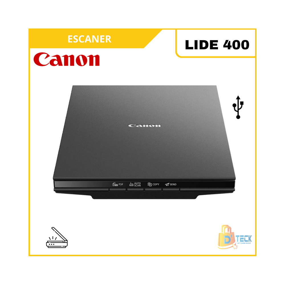 ESCANER CANON LIDE 400 CANOSCAN NEGRO