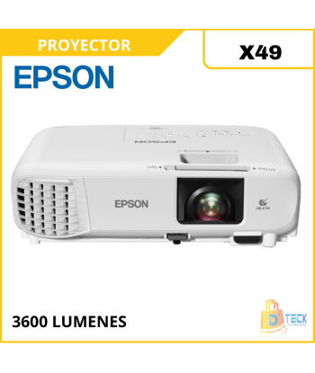 Proyector Epson PowerLite X49 3600 Lúmenes 1024x768 XGA