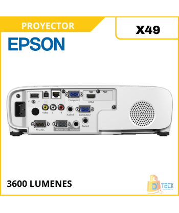 Proyector Epson PowerLite X49 3600 Lúmenes 1024x768 XGA