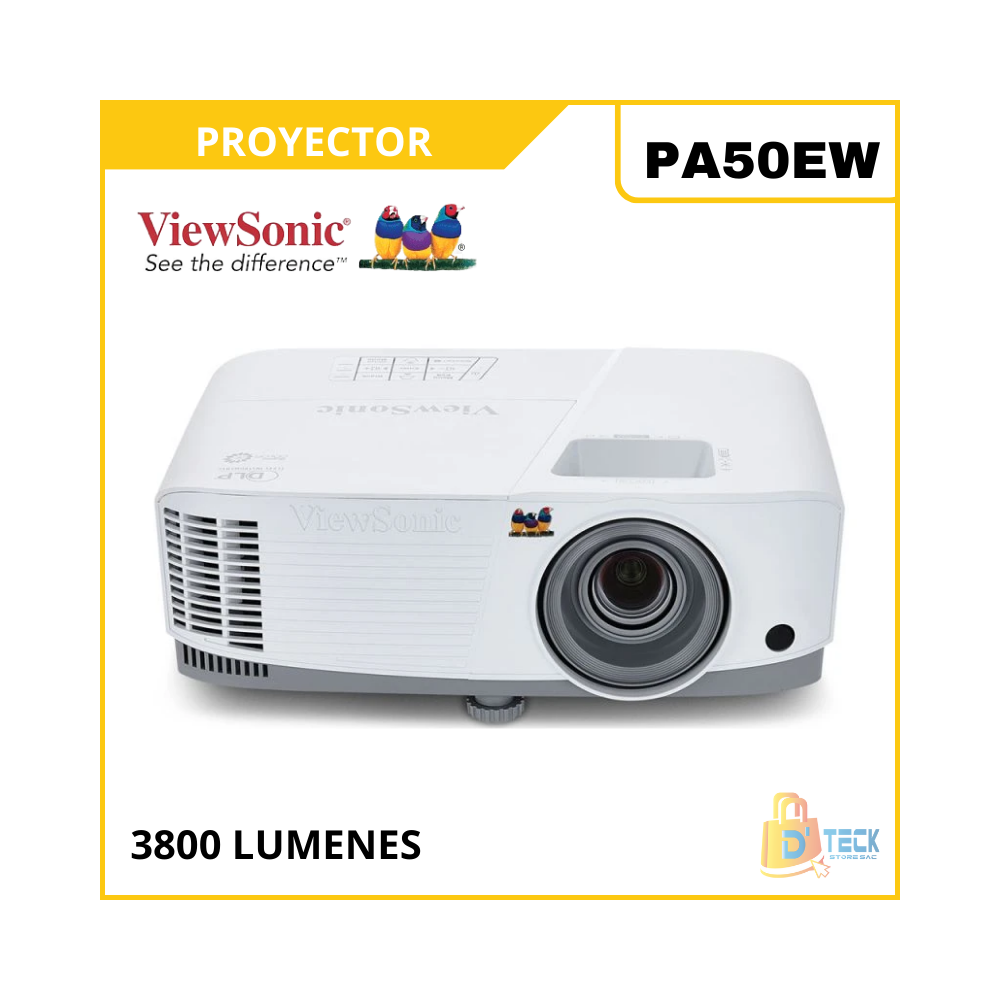 PROYECTOR MULTIMEDIA VIEWSONIC PA503W 3800 LUMENES DLP WXGA 1280X800