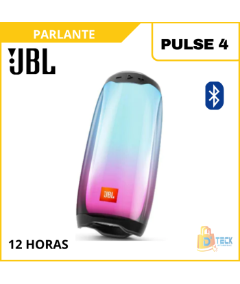 PARLANTE JBL SPEAKER PULSE 4 BLUETOOTH BLACK LUZ LED COLOR