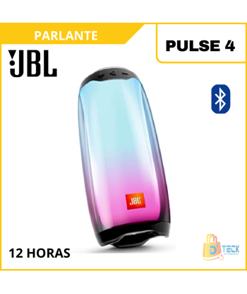 PARLANTE JBL SPEAKER PULSE 4 BLUETOOTH BLACK LUZ LED COLOR