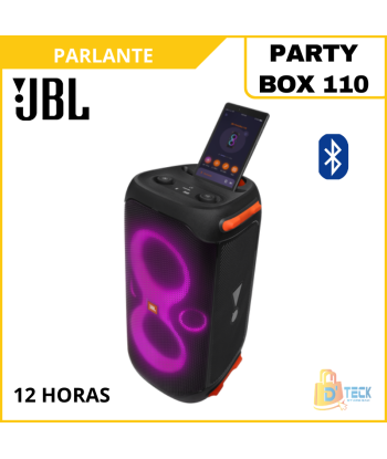 PARLANTE JBL PARTY BOX 110 BLUETOOTH PORTÁTIL 160W