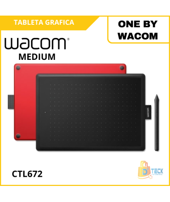 TABLETA GRÁFICA WACOM ONE BY MEDIUM CTL672