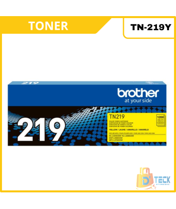 TONER BROTHER TN-219 YELLOW ORIGINAL RENDIMIENTO 1200 PAG.