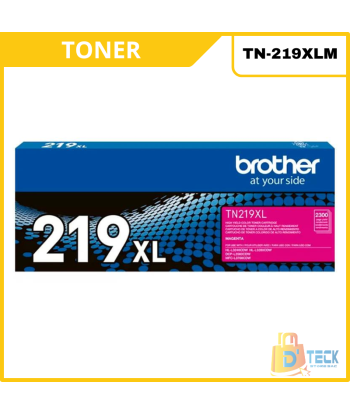 TONER BROTHER TN-219XL MAGENTA ORIGINAL RENDIMIENTO 2300 PAG.