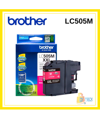 CARTUCHO DE TINTA BROTHER LC505M XXL MAGENTA