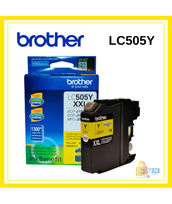 CARTUCHO DE TINTA BROTHER LC505YXXL YELLOW