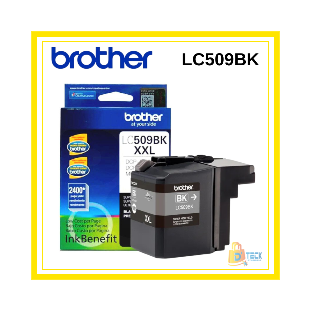 CARTUCHO DE TINTA BROTHER LC509BKXXL BLACK