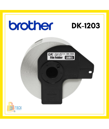 CINTA BROTHER DK-1203 (17mm x 87mm) PARA ETIQUETADORA BROTHER