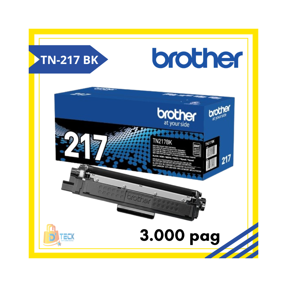 Toner Brother TN-217BK Black 3000 Páginas