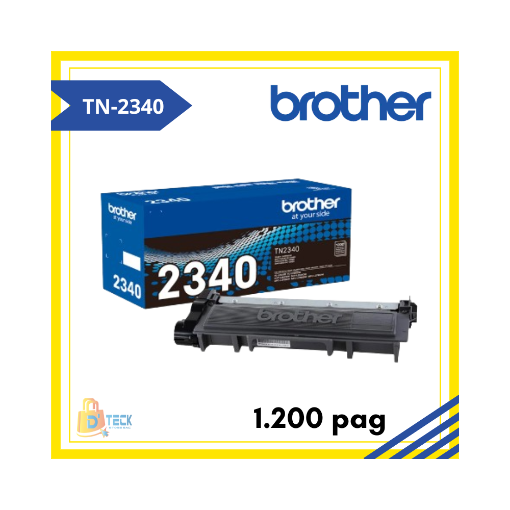 Toner Brother TN-2340BK Black 1200 Páginas