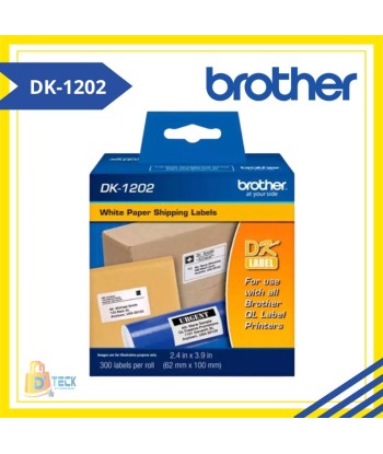 CINTA BROTHER DK-1202 (62mmx10mm) PARA ETIQUETADORA BROTHER