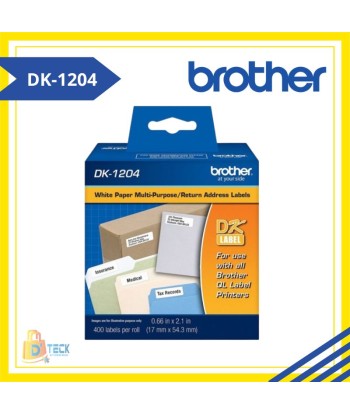 CINTA BROTHER DK-1204(17MM X 54MM) PARA ETIQUETADORA BROTHER