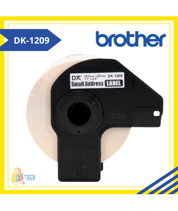 CINTA BROTHER DK-1209 (29MMX62MM) PARA ETIQUETADORA BROTHER