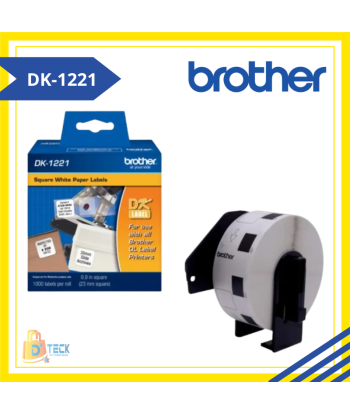 CINTA BROTHER DK-1221(23mm X 23mm) 1000 ETIQUETAS BROTHER