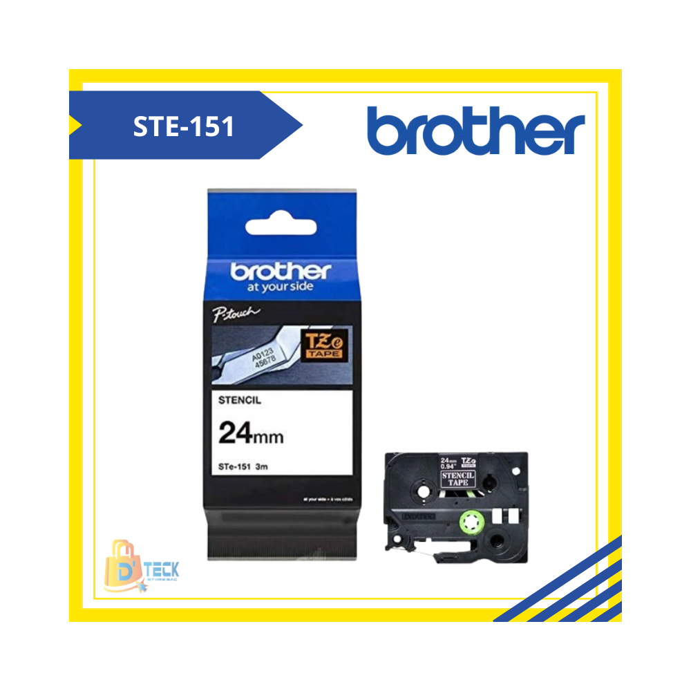 STE-151|CINTA BROTHER STE-151 NO ADHESIVO TERMICA 24MM X 3M