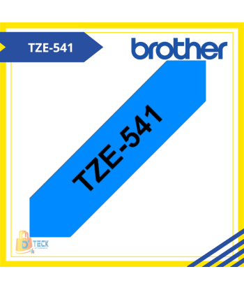 TZE-541|CINTA BROTHER ORIGINAL TZE-541 (18MM X 8MTS) NEGRO/AZUL