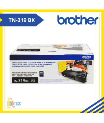 TONER BROTHER TN-319 BLACK ORIGINAL RENDIMIENTO 6000 PAG