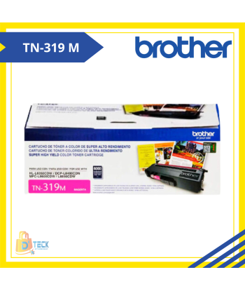 TONER BROTHER TN-319 MAGENTA ORIGINAL RENDIMIENTO 6000 PAG