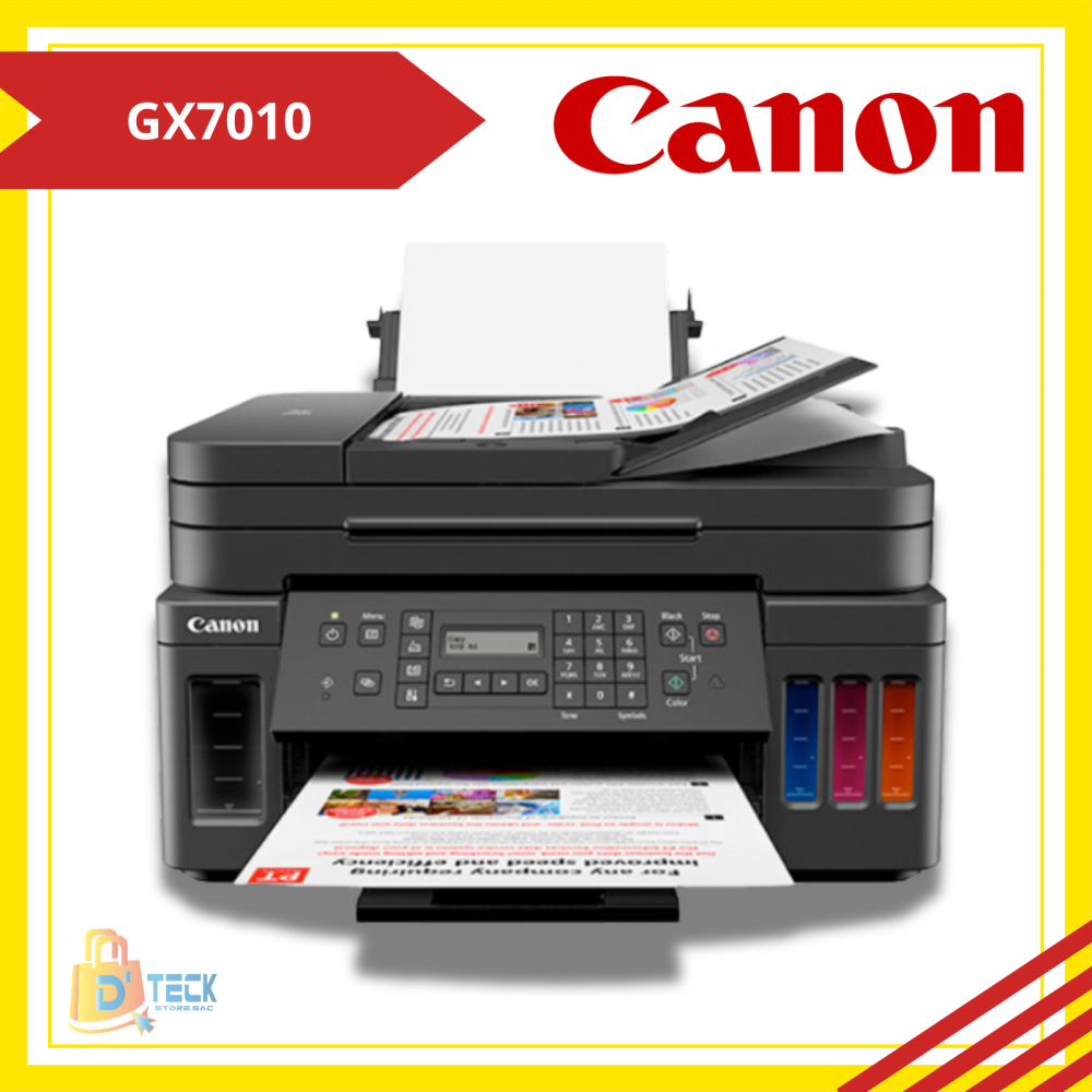 IMPRESORA MULTIFUNCIONAL CANON PIXMA G7010 WIFI ADF DUPLEX