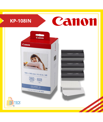 KIT KP-108IN  PAPEL FOTO PARA IMPRESORA SELPHY CP1300