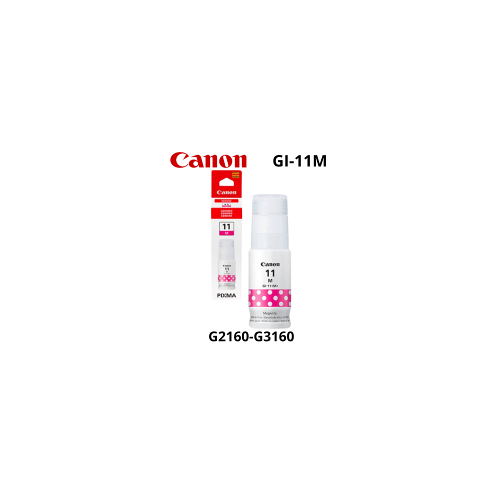 Tinta Canon GI-11 Magenta Botella 70ML