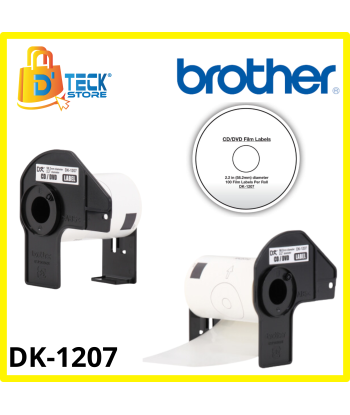 CINTA BROTHER DK-1207 (58mm) PARA ETIQUETADORA BROTHER