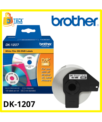 CINTA BROTHER DK-1207 (58mm) PARA ETIQUETADORA BROTHER