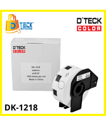 CINTA D´TECK COLOR DK-1218 (24mm) PARA ETIQUETADORA BROTHER