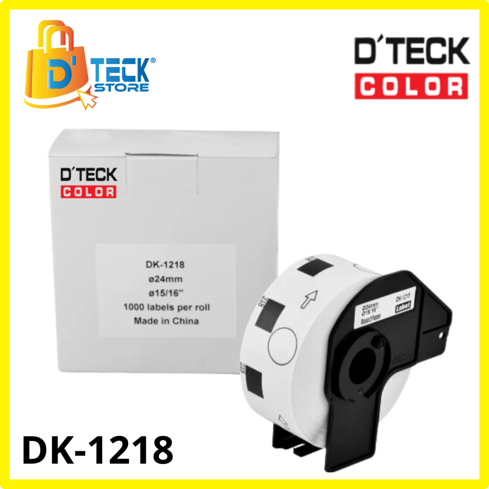 CINTA D´TECK COLOR DK-1218 (24mm) PARA ETIQUETADORA BROTHER