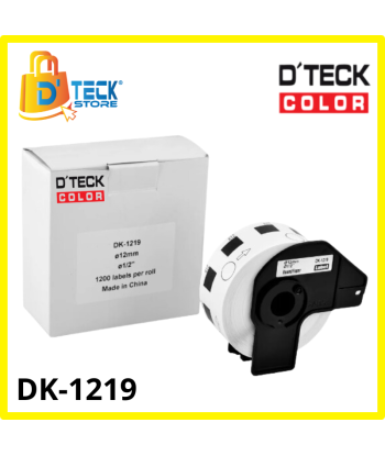 CINTA D´TECK COLOR DK-1219 (12mm) PARA ETIQUETADORA BROTHER