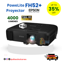 PROYECTOR EPSON POWERLITE FH52+ 4000 LUMENES INALAMBRICO