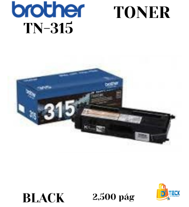 Toner Brother TN-315BK Black 6000 Páginas