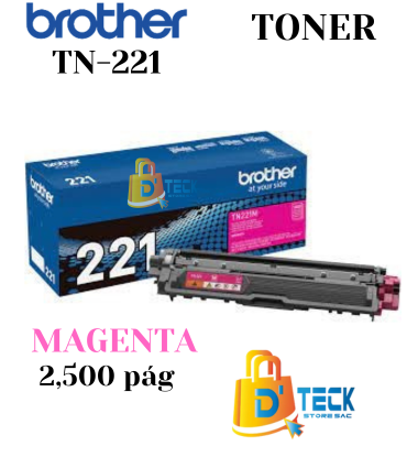 TONER TN-221 BROTHER MAGENTA 1400 PAGINAS