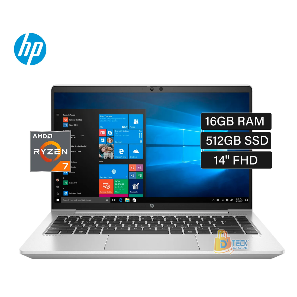 LAPTOP HP PROBOOK 445 G10 RYZEN 7-7730U 16GB 512GB SSD WD 11 PRO