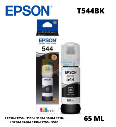 Tinta Epson 544 Black Botella 65ML L3210 L3250