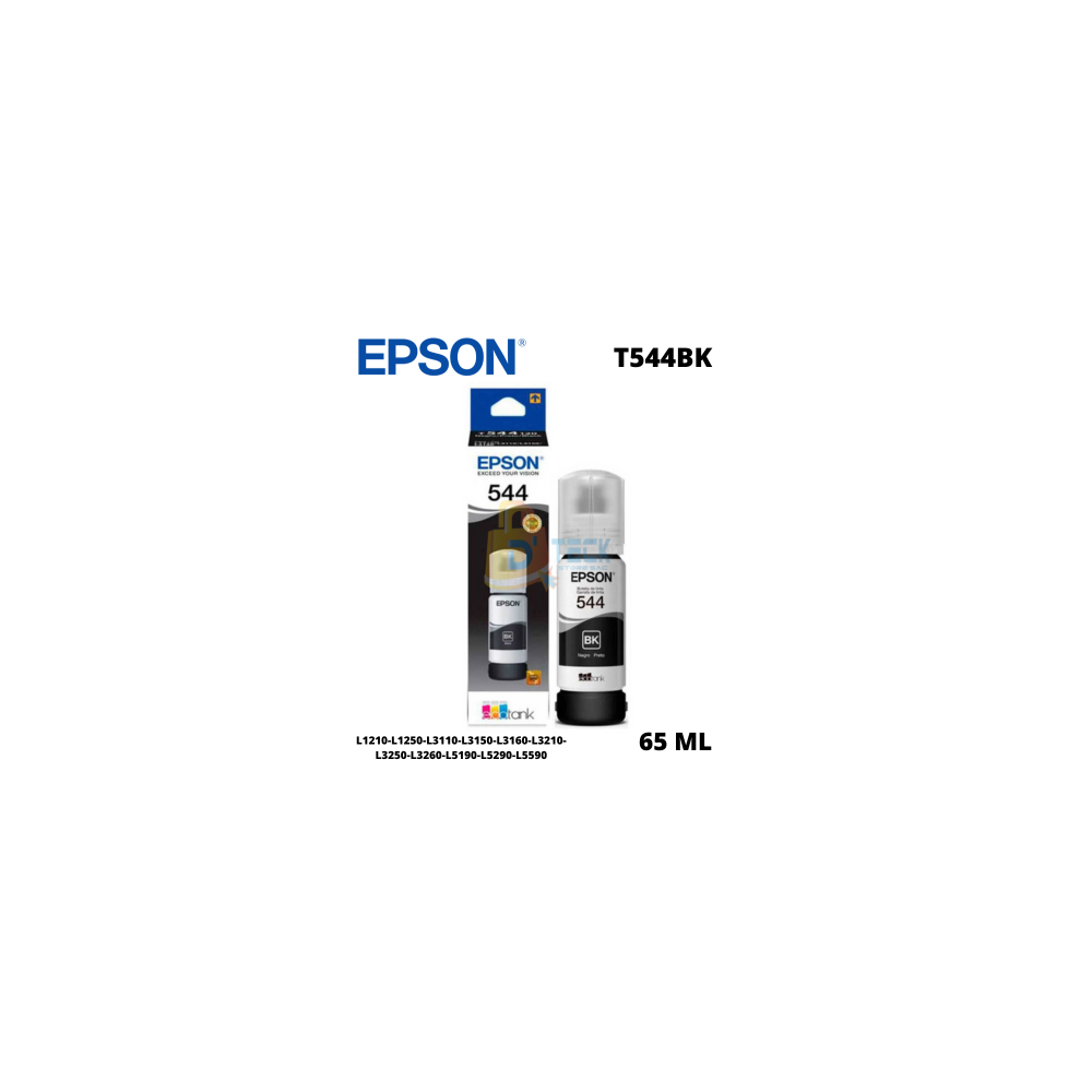 Tinta Epson 544 Black Botella 65ML L3210 L3250