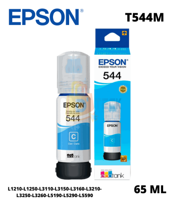 Tinta Epson 544 Cyan Botella 65ML L3210 L3250