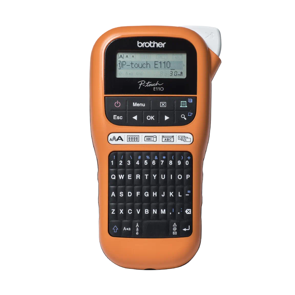 ROTULADORA BROTHER P-TOUCH PT-E110VP NARANJA