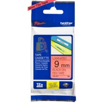TZE-421|CINTA BROTHER TZE-421 (9MM X 8MTS) NEGRO/ROJO