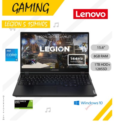 Laptop Lenovo Legion 5 15IMH05 15.6" i5-10300H  8GB 1TB HHD + 128 SSD