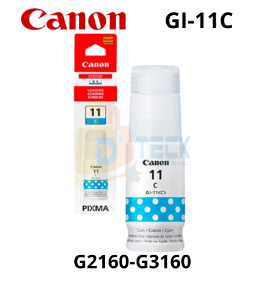 Tinta Canon GI-11 Cyan Botella 70ML