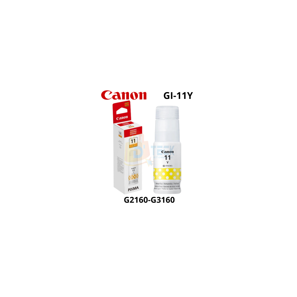 Tinta Canon GI-11 Yellow Botella 70ML