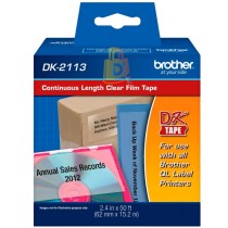 CINTA BROTHER DK-2113 (62MM X 15.2MM) PARA ETIQUETADORA BROTHER