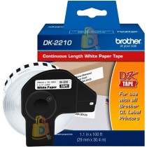 CINTA DK-2210 BROTHER (29mm x 30.4 m), ROLLO CONTINUO