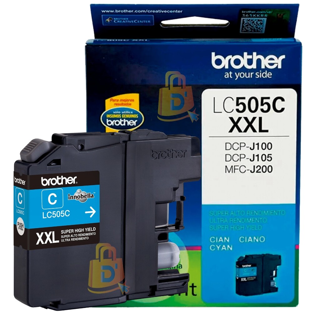 CARTUCHO DE TINTA BROTHER LC505CXXL CYAN